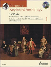 Baroque Keyboard Anthology #1 piano sheet music cover